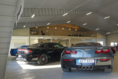 Car showroom, Götene Sweden | BORGA